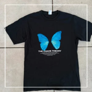 Butterfly Koszulka Butterfly Effect L Vintage Streetwear - zdjęcie 4