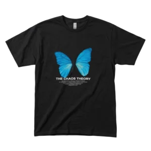 Butterfly Koszulka Butterfly Effect L Vintage Streetwear - widok ogólny przód vintage