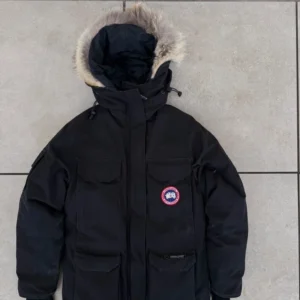 Canada Goose Parka Expedition M Vintage Streetwear Czarna - zdjęcie 3