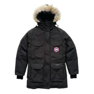 Canada Goose Parka Expedition M Vintage Streetwear Czarna - widok ogólny przód vintage