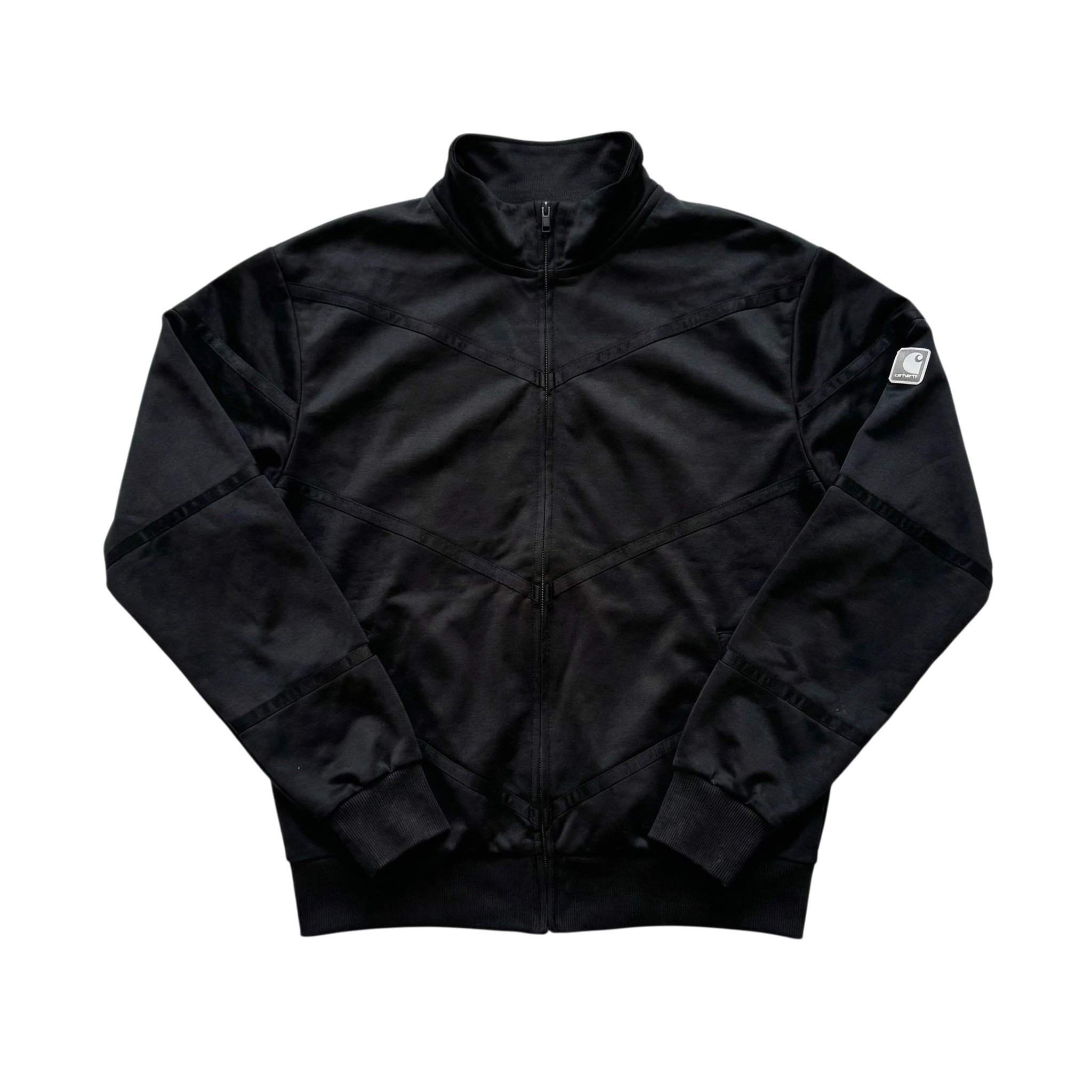 Carhartt Bluza Workwear WIP XL Vintage Streetwear Czarna - widok ogólny przód vintage
