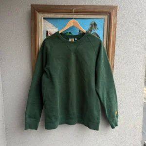 Carhartt Bluza Zielona Ciezka L Vintage Streetwear y2k - zdjęcie 2