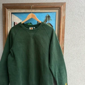 Carhartt Bluza Zielona Ciezka L Vintage Streetwear y2k - zdjęcie 4