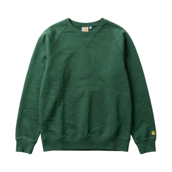 Carhartt Bluza Zielona Ciezka L Vintage Streetwear y2k - widok ogólny przód vintage