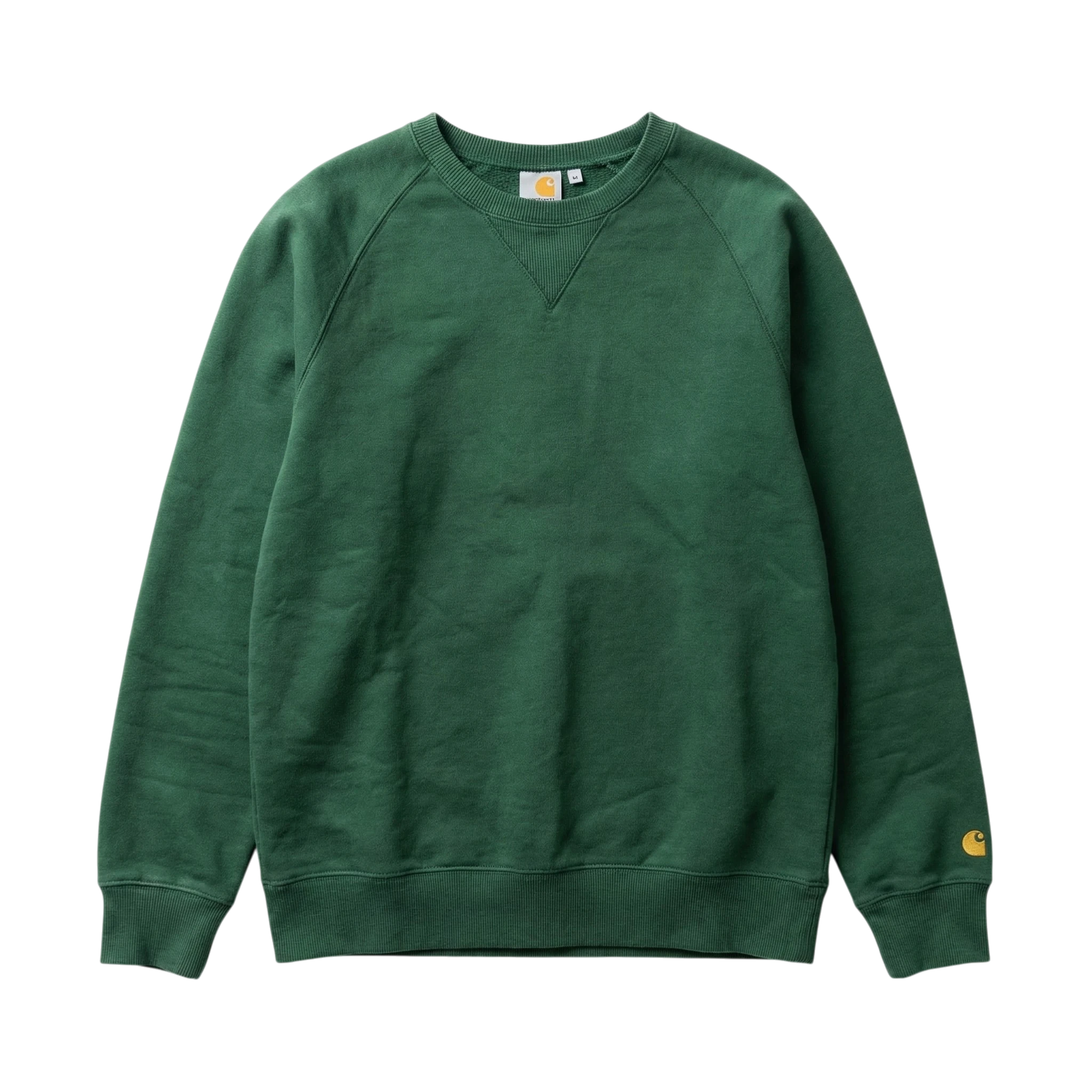 Carhartt Bluza Zielona Ciezka L Vintage Streetwear y2k - widok ogólny przód vintage