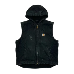Carhartt Kamizelka WIP Hooded XL Vintage Streetwear - widok ogólny przód vintage
