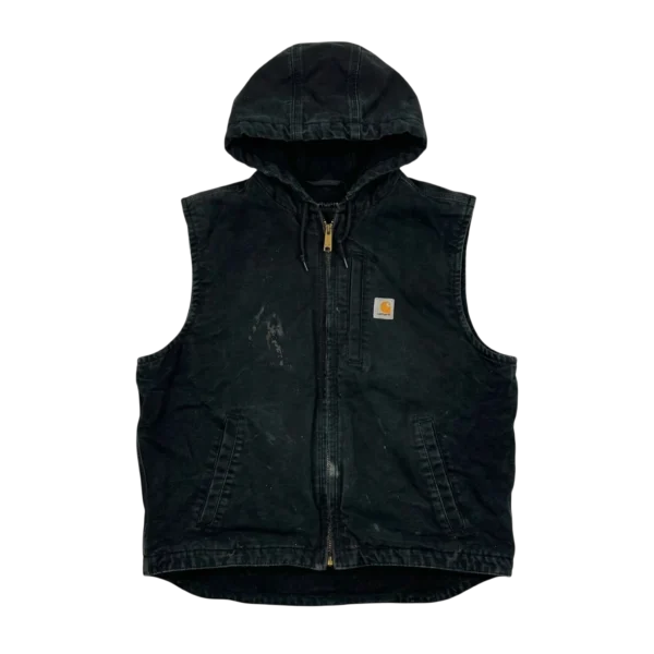 Carhartt Kamizelka WIP Hooded XL Vintage Streetwear - widok ogólny przód vintage