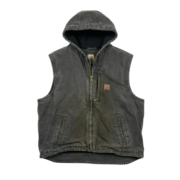Carhartt Kamizelka Workwear XXL Vintage Streetwear Retro - widok ogólny przód vintage
