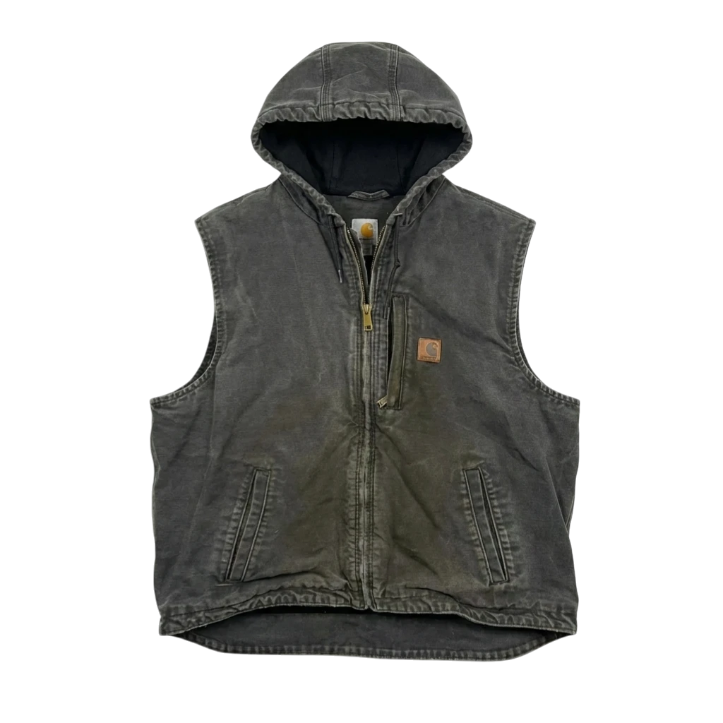 Carhartt Kamizelka Workwear XXL Vintage Streetwear Retro - widok ogólny przód vintage