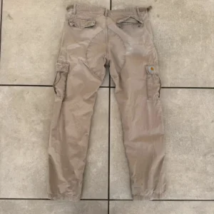Carhartt Spodnie Cargo Beżowe Workwear L Vintage Streetwear - zdjęcie 2
