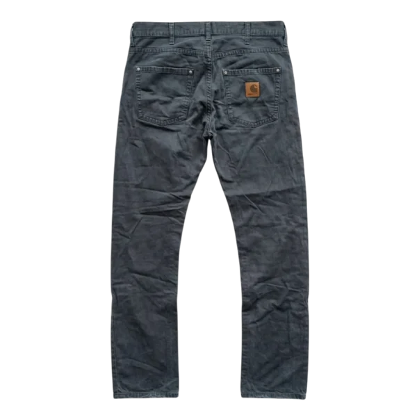Carhartt Spodnie Workwear WIP Szare XL Vintage Streetwear - widok ogólny przód vintage