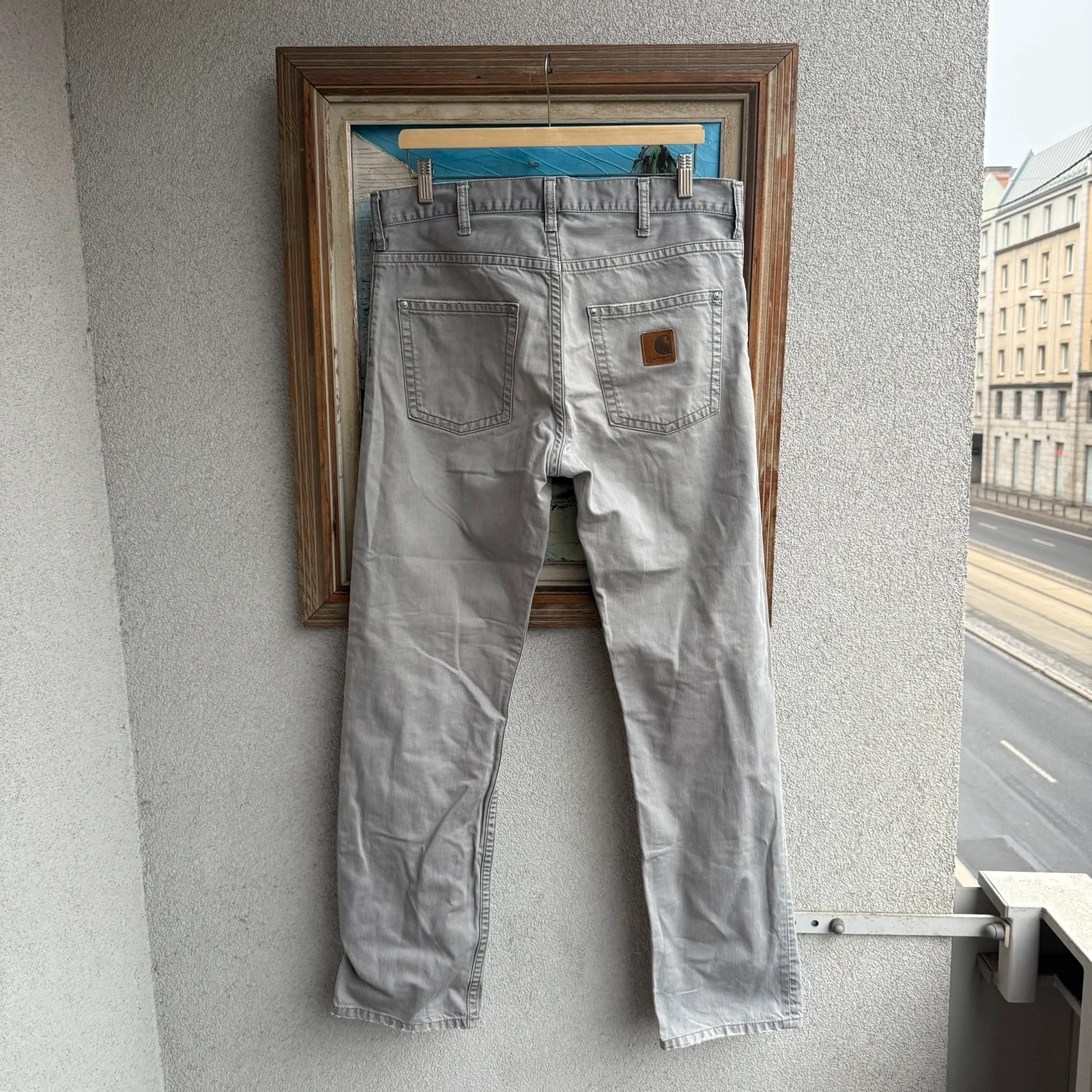 Carhartt Spodnie Workwear WIP XL Vintage Streetwear - widok ogólny przód vintage