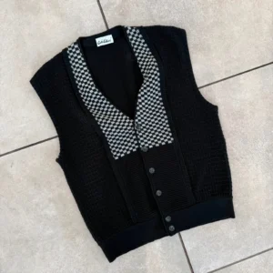 Carlo Colucci Sweter Cardigan Wzory XL Vintage Streetwear - zdjęcie 3