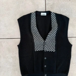 Carlo Colucci Sweter Cardigan Wzory XL Vintage Streetwear - zdjęcie 4