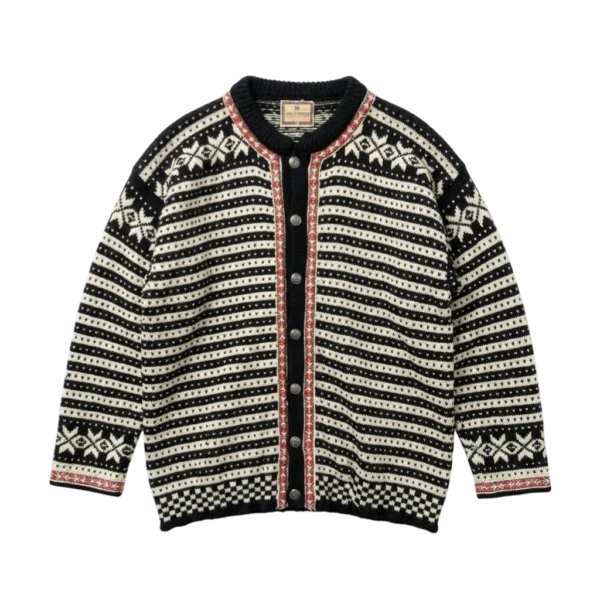 Dale of Norway Sweter Wełniany XXL Vintage Streetwear - widok ogólny przód vintage