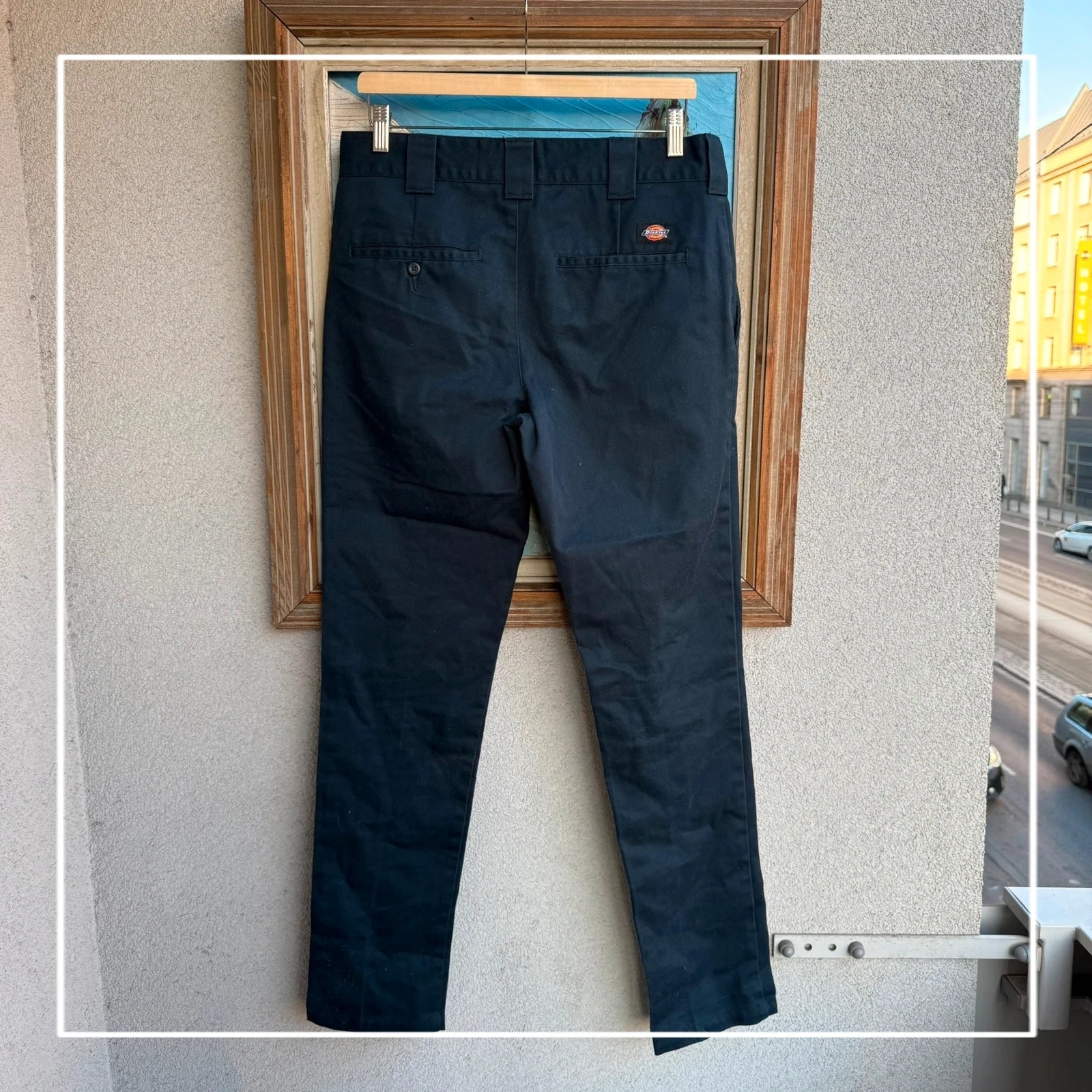 Dickies Spodnie Chino Skate L Vintage Streetwear Retro - widok ogólny przód vintage
