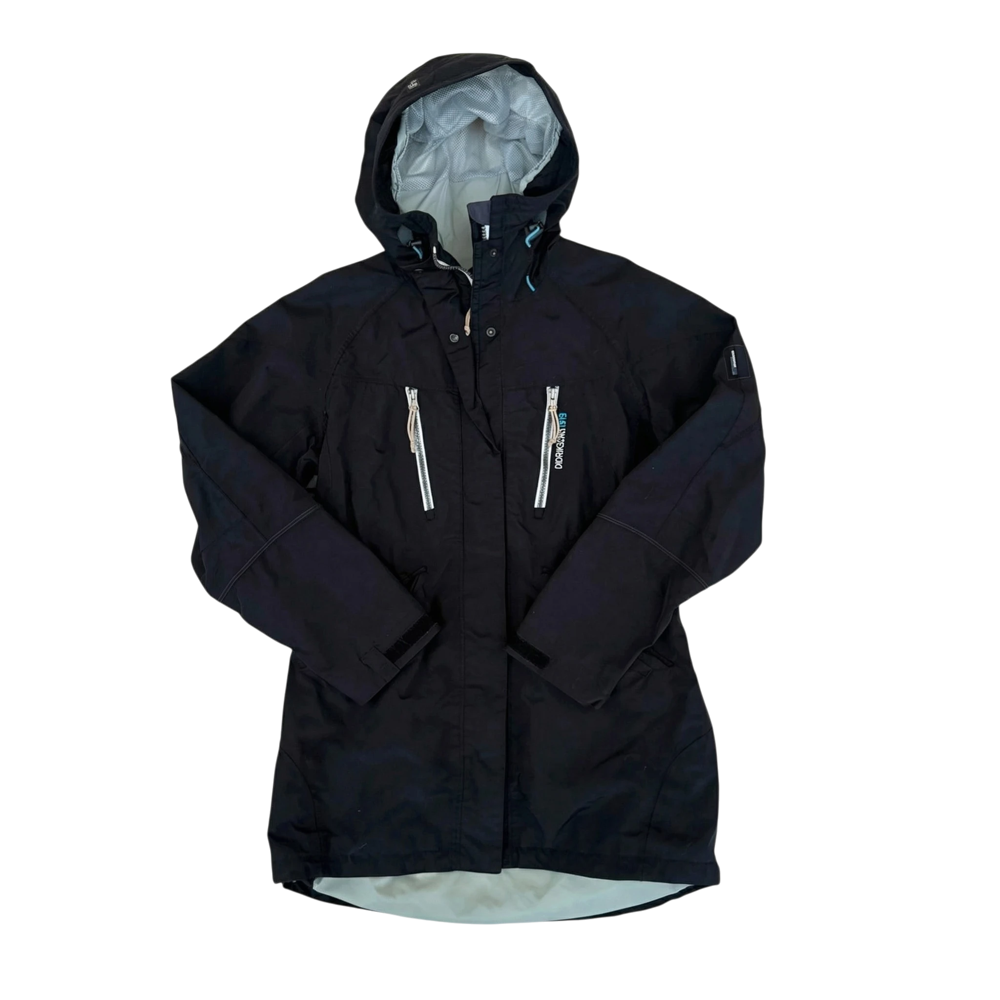 Didriksons Kurtka Parka Ocieplana L Vintage Streetwear - widok ogólny przód vintage