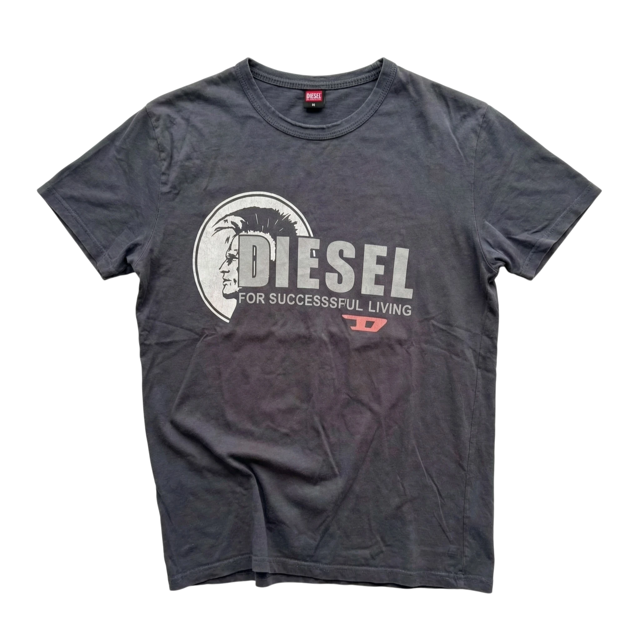 Diesel Koszulka T-shirt Opium XL Vintage Streetwear - widok ogólny przód vintage