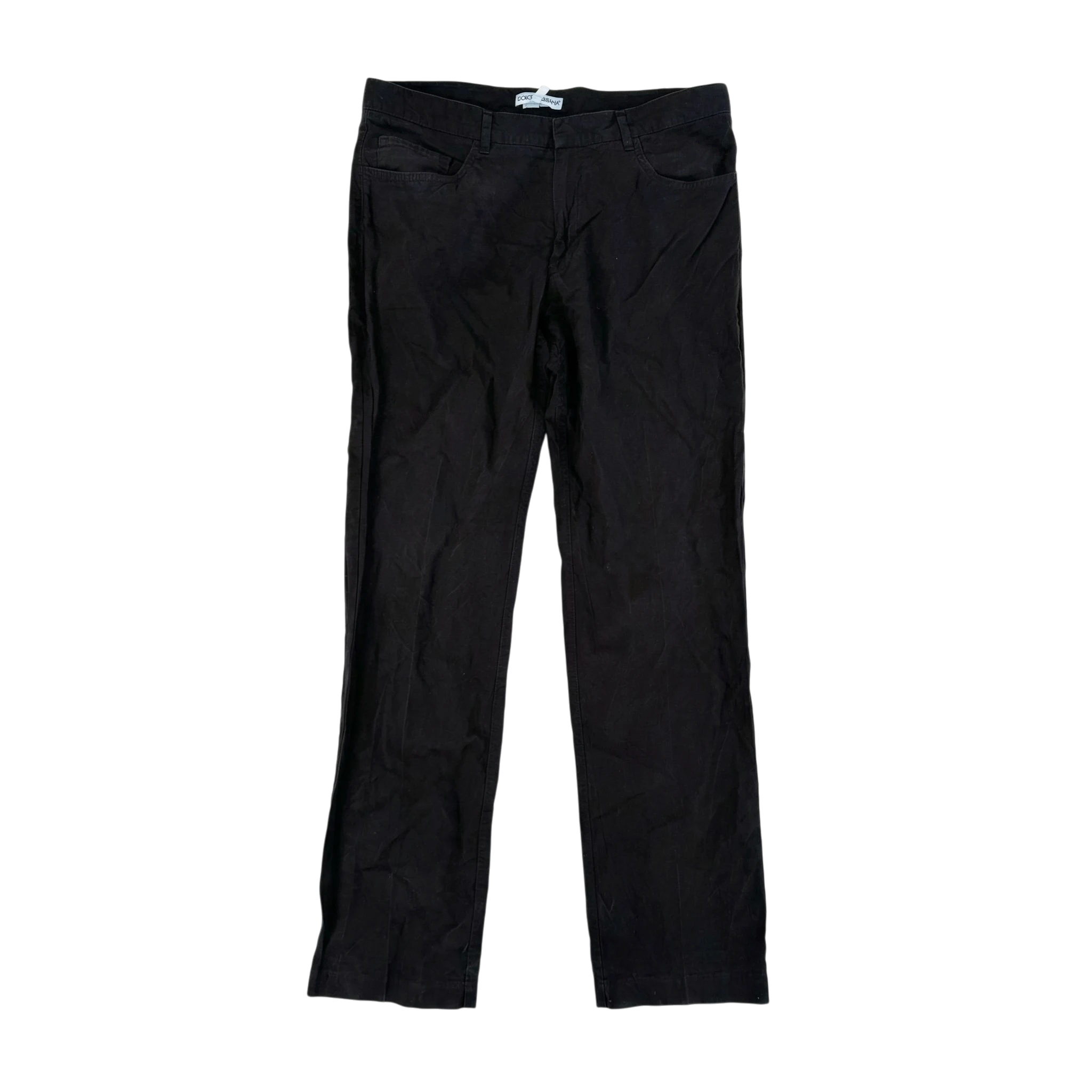 Dolce & Gabbana Spodnie Materiałowe XL Vintage Streetwear - widok ogólny przód vintage