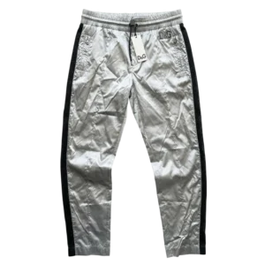 Dolce & Gabbana Spodnie Srebrne XL Vintage Streetwear - widok ogólny przód vintage