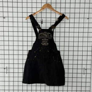 Dolce & Gabbana Sukienka Czarna Haft XXXS Vintage Streetwear - zdjęcie 2
