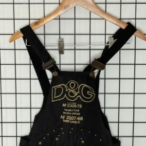 Dolce & Gabbana Sukienka Czarna Haft XXXS Vintage Streetwear - zdjęcie 3
