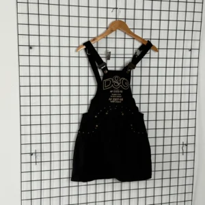 Dolce & Gabbana Sukienka Czarna Haft XXXS Vintage Streetwear - zdjęcie 4