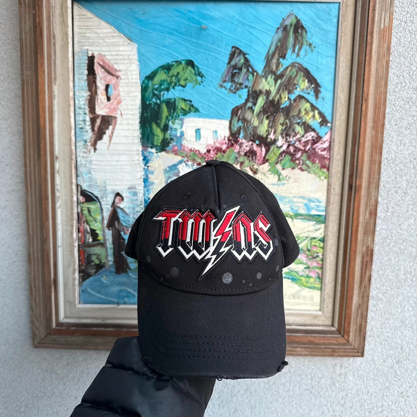 Dsquared2 Czapka Bejsbolówka z Daszkiem 52 Vintage Streetwear - widok ogólny przód vintage