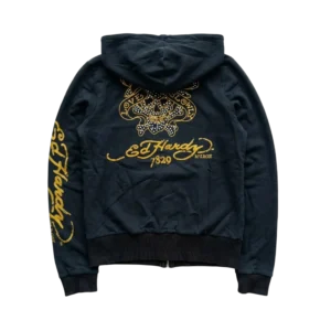 Ed Hardy Bluza Rozpinana Hoodie M Vintage Streetwear - widok ogólny przód vintage