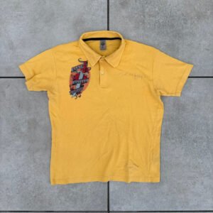 Ed Hardy Koszulka Polo Tatoo L Vintage Streetwear Retro - zdjęcie 3