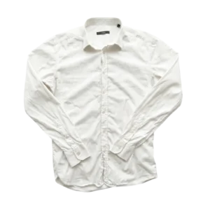 Ermenegildo Zegna Koszula Biała Elegancka L Vintage Retro - widok ogólny przód vintage