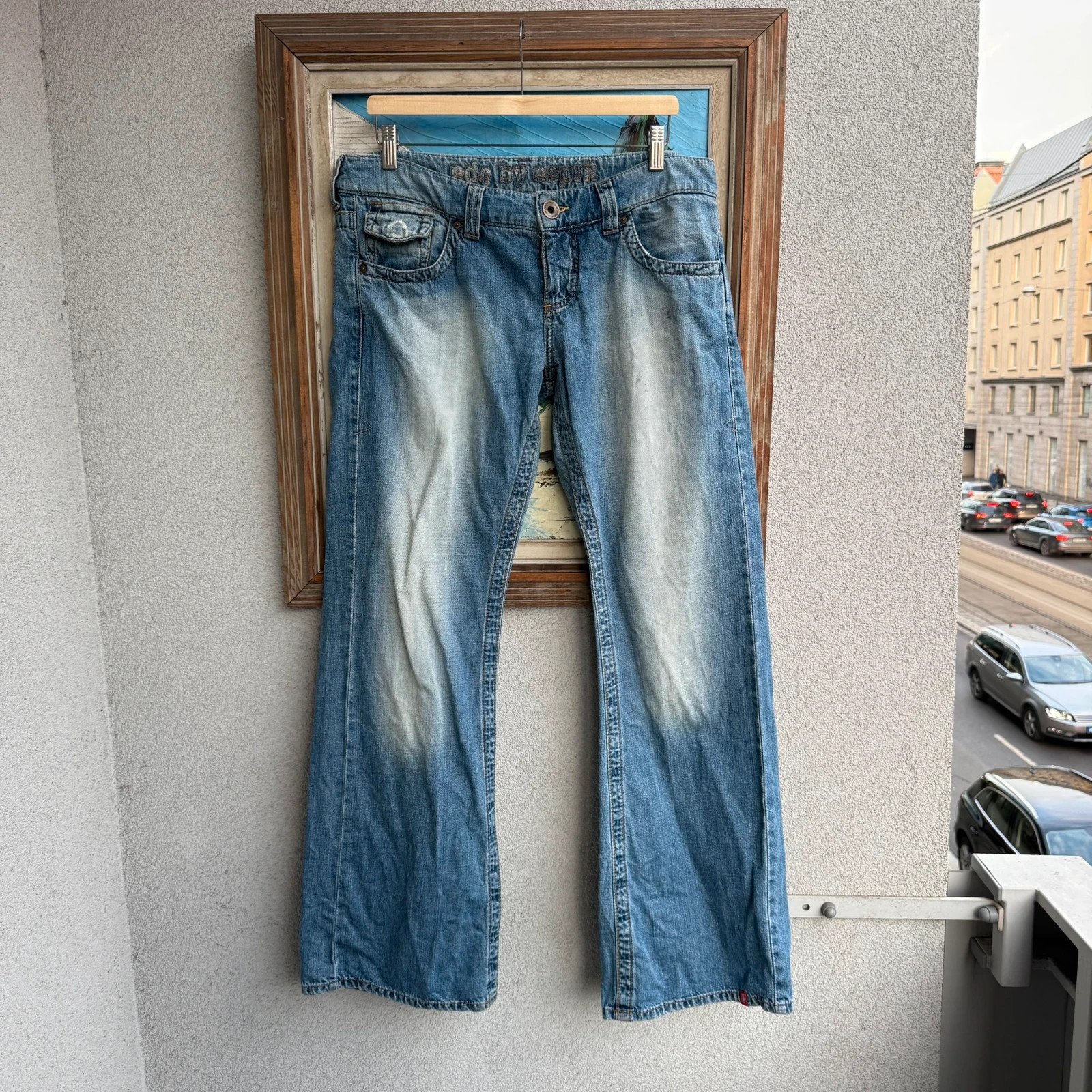 Esprit Spodnie Baggy Jeans XL Vintage Streetwear - widok ogólny przód vintage