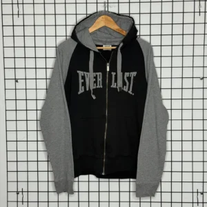 Everlast Bluza Rozpinana z Kapturem L Vintage Retro Streetwear - zdjęcie 2