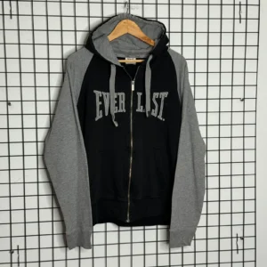 Everlast Bluza Rozpinana z Kapturem L Vintage Retro Streetwear - zdjęcie 3