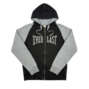 Everlast Bluza Rozpinana z Kapturem L Vintage Retro Streetwear - widok ogólny przód vintage