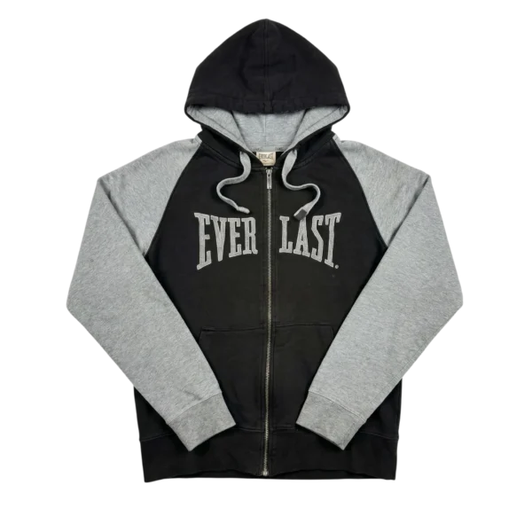 Everlast Bluza Rozpinana z Kapturem L Vintage Retro Streetwear - widok ogólny przód vintage