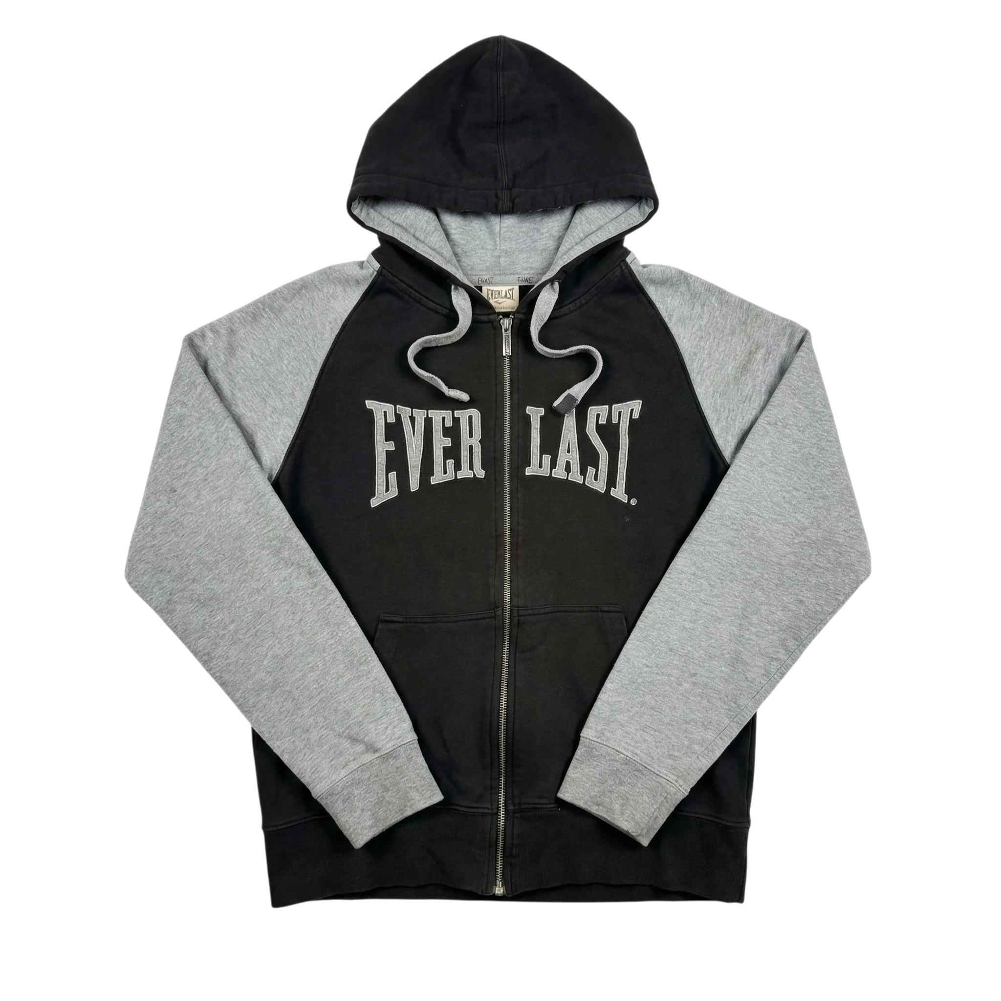 Everlast Bluza Rozpinana z Kapturem L Vintage Retro Streetwear - widok ogólny przód vintage