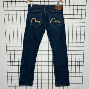 Evisu Spodnie Selvedge Denim L Vintage Retro Streetwear - zdjęcie 2