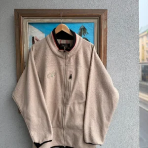 Fila Bluza Polarowa Beżowa XL Vintage Retro Streetwear - zdjęcie 4