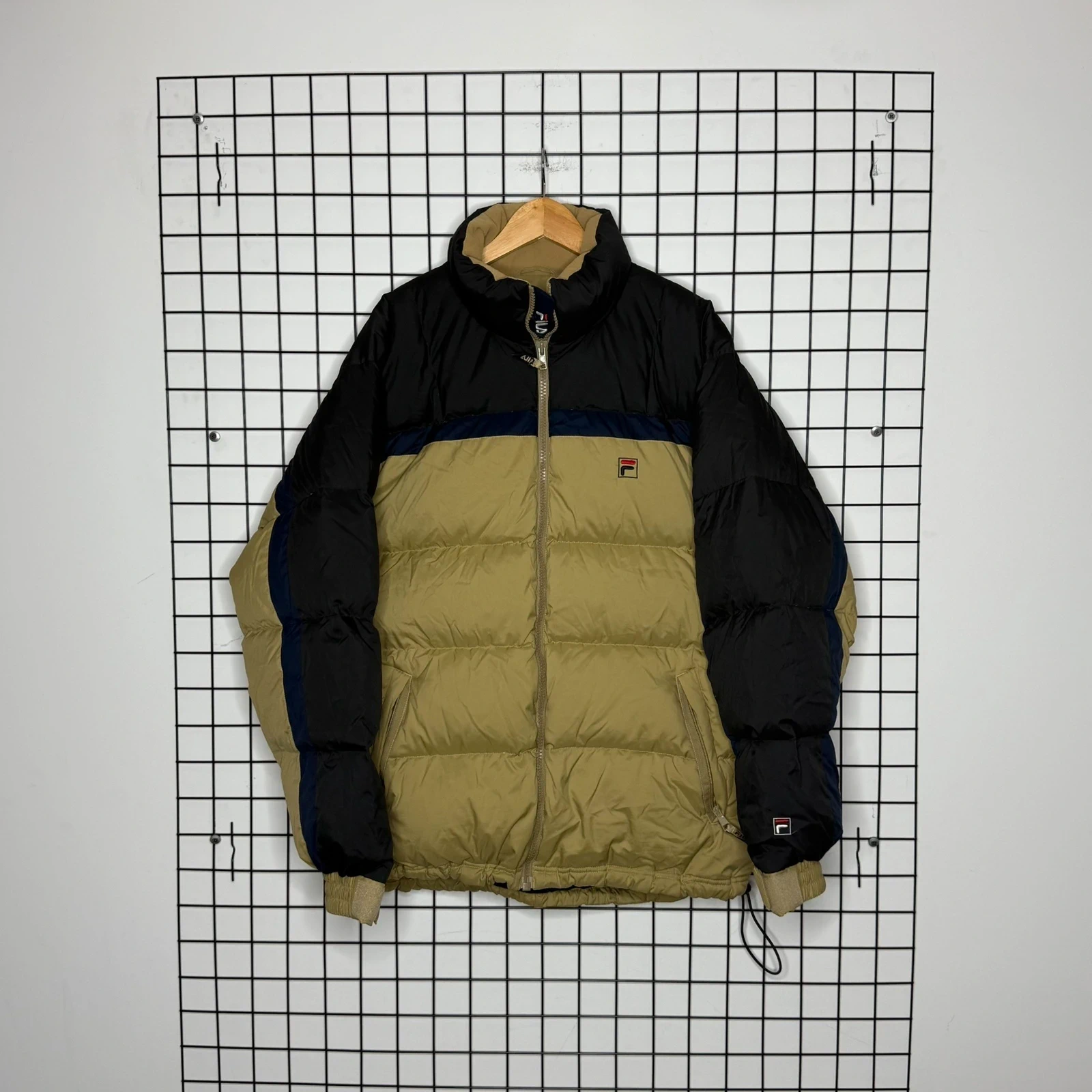 Fila Kurtka Puchowa Ocieplana XXL Vintage Streetwear - widok ogólny przód vintage