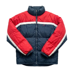 Fila Kurtka Zimowa Puchowa XXXL Vintage Streetwear - widok ogólny przód vintage