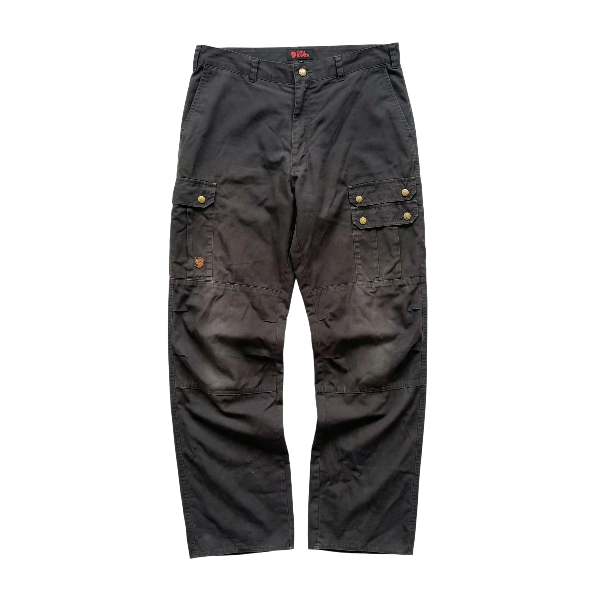 Fjällräven Spodnie Cargo XL Vintage Retro Streetwear - widok ogólny przód vintage