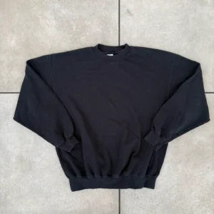 Fotl Bluza Czarna Blank XL Vintage Streetwear Retro - zdjęcie 2