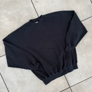 Fotl Bluza Czarna Blank XL Vintage Streetwear Retro - zdjęcie 3