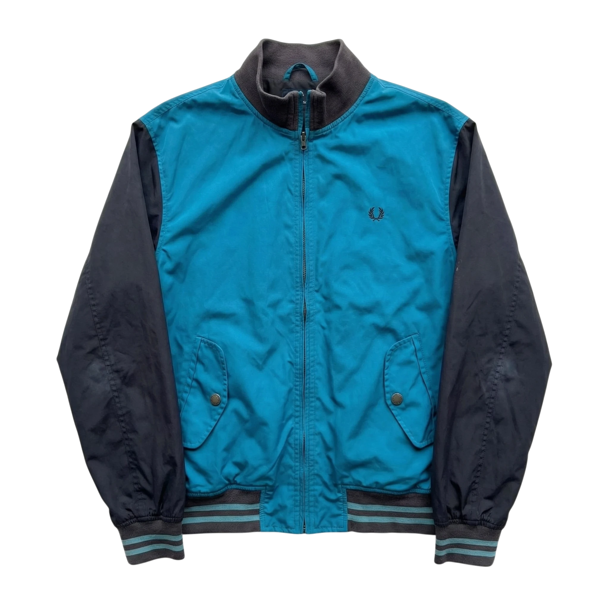 Fred Perry Kurtka Bomberka XL Vintage Streetwear Retro - widok ogólny przód vintage