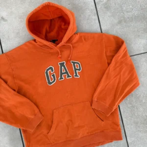Gap Bluza Hoodie Pomarańczowa L Vintage Streetwear - zdjęcie 5