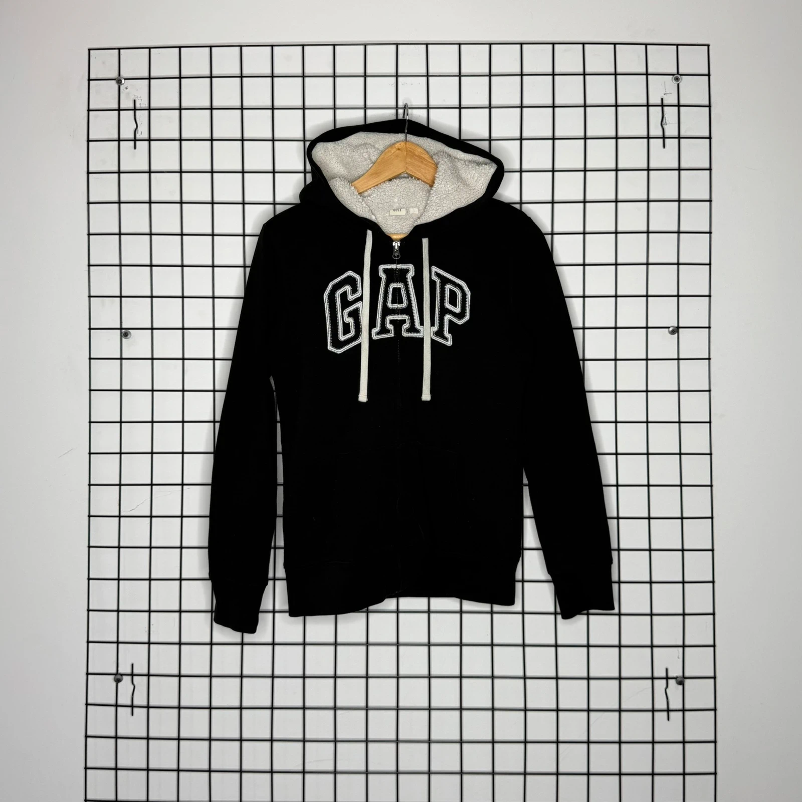 Gap Bluza z Futerkiem Sherpa M Vintage Streetwear - widok ogólny przód vintage