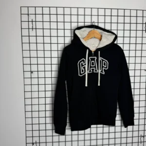 Gap Bluza z Futerkiem Sherpa M Vintage Streetwear - zdjęcie 4