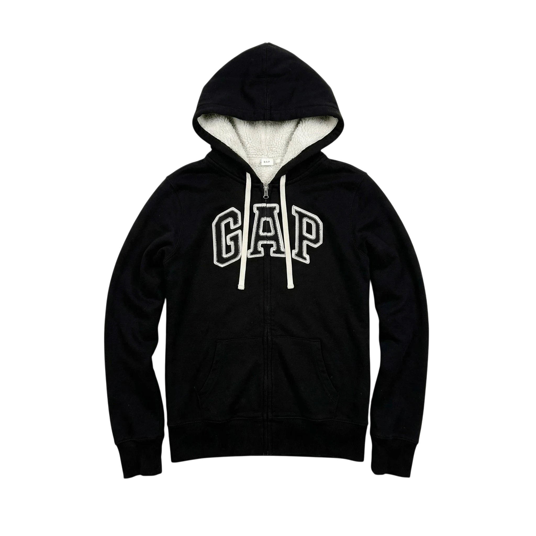 Gap Bluza z Futerkiem Sherpa M Vintage Streetwear - widok ogólny przód vintage