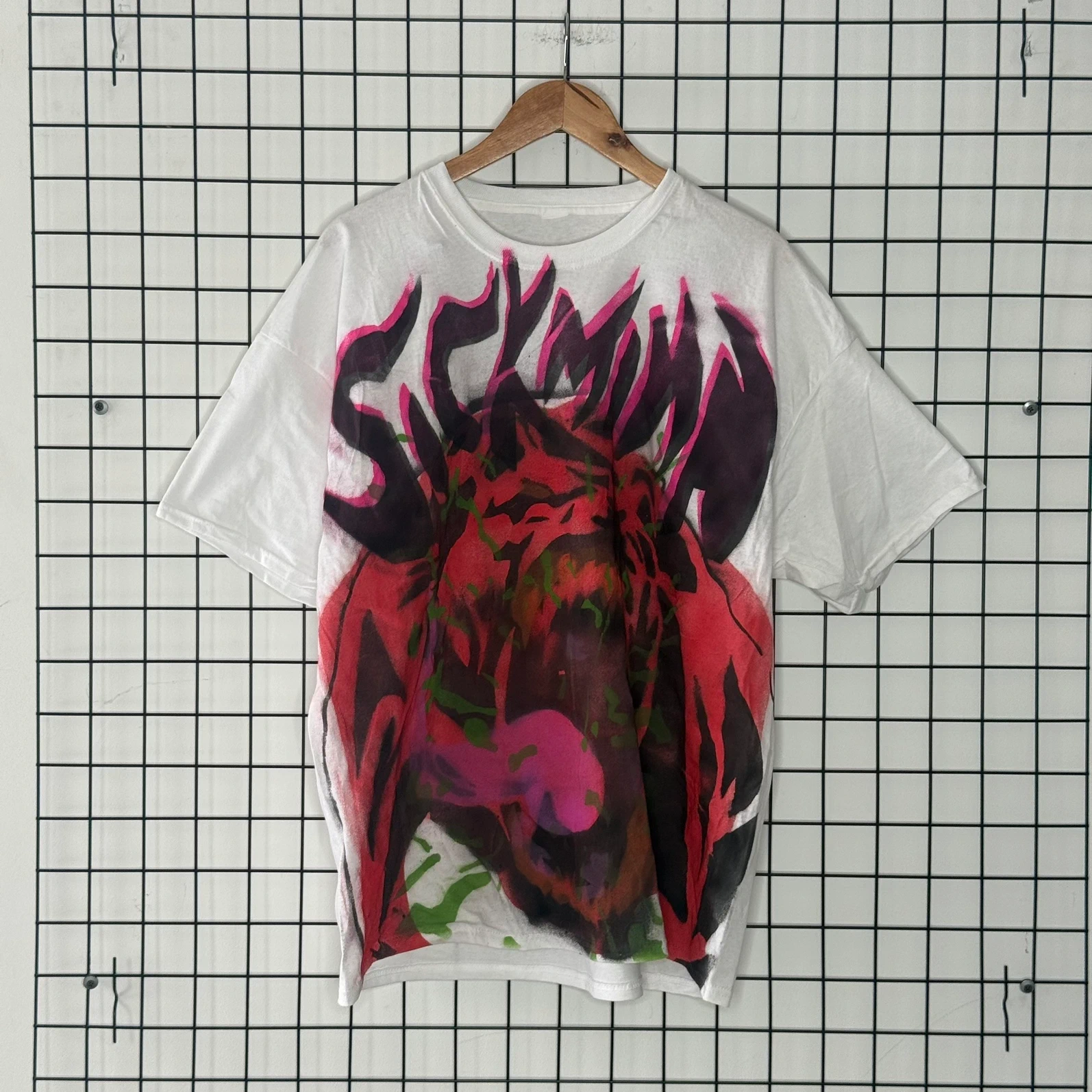 Graphic Tee Koszulka Custom Opium XL Vintage Streetwear - zdjęcie 2
